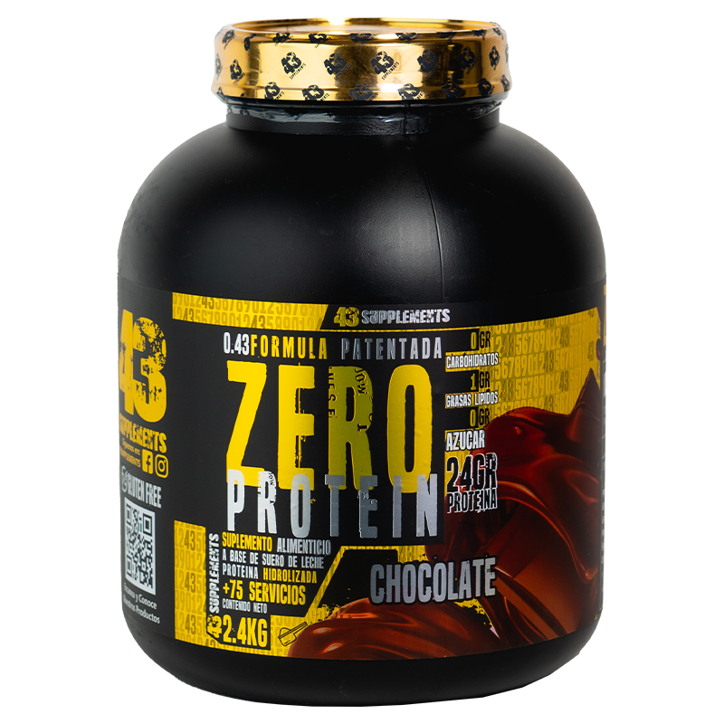 43 ZERO PROTEIN 5.2 LBS CHOCOLATE