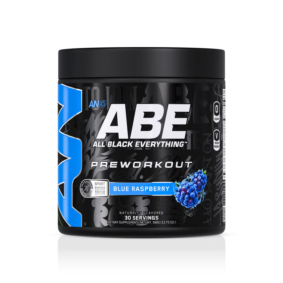 AN ABE ULTIMATE PRE-WORK 30 SERV BLUE RASPBERRY