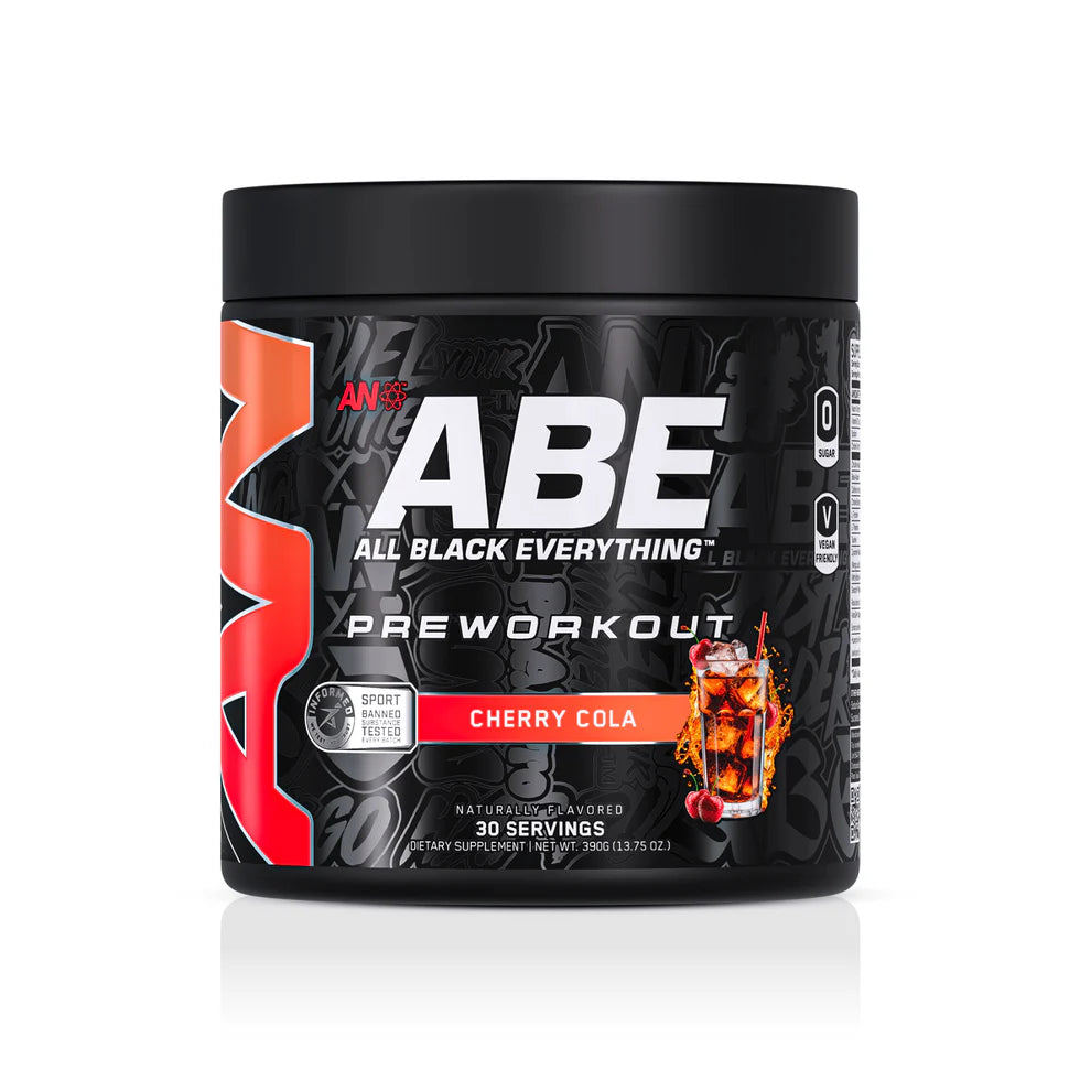 AN ABE ULTIMATE PRE-WORK 30 SERV CHERRY COLA