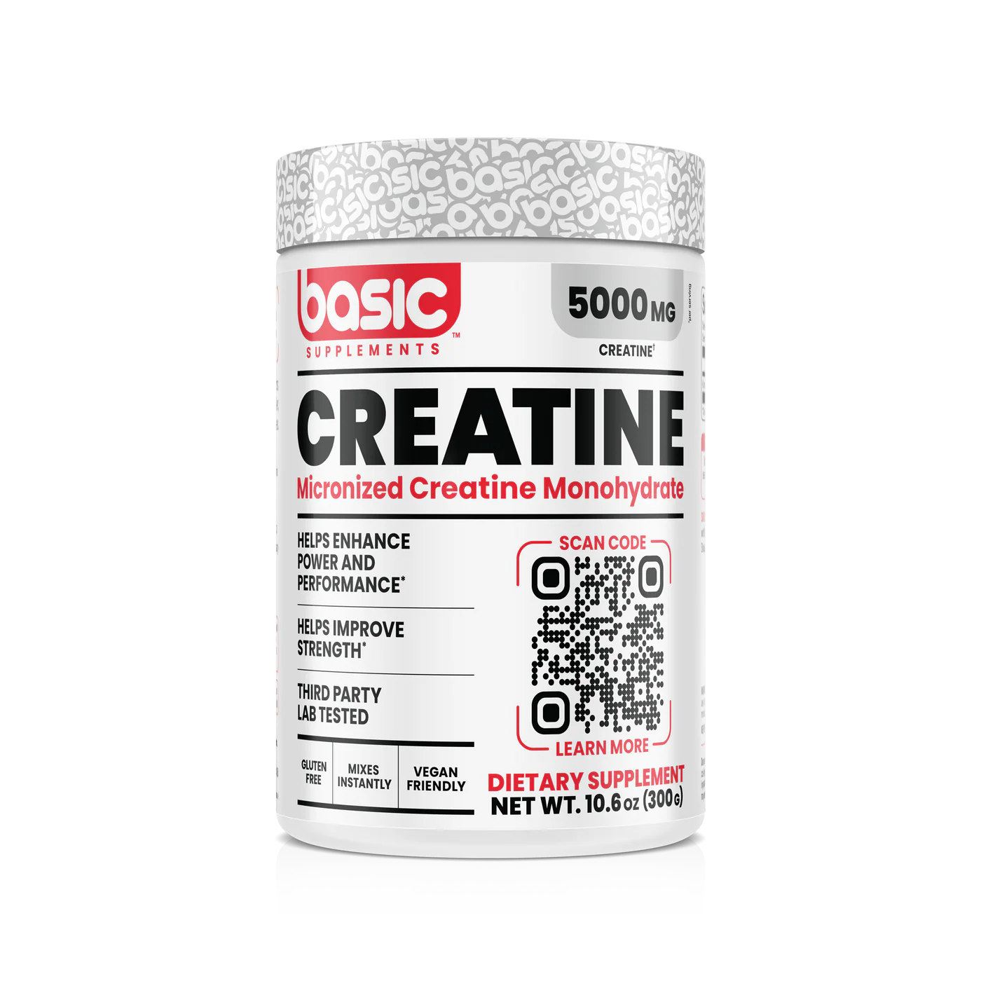 BASIC CREATINE 60 SERV UNFLAVOURED