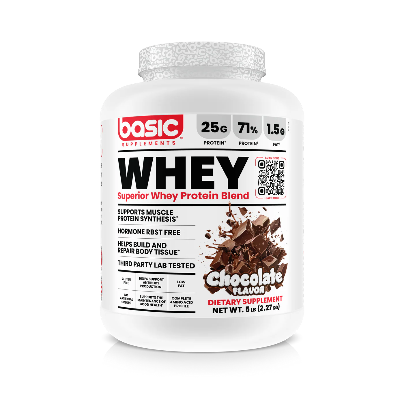 BASIC WHEY 5 LBS CHOCOLATE