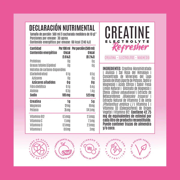 BIRDMAN CREATINE ELECTOLYTE REFRESHER 300G PINK LEMONADE