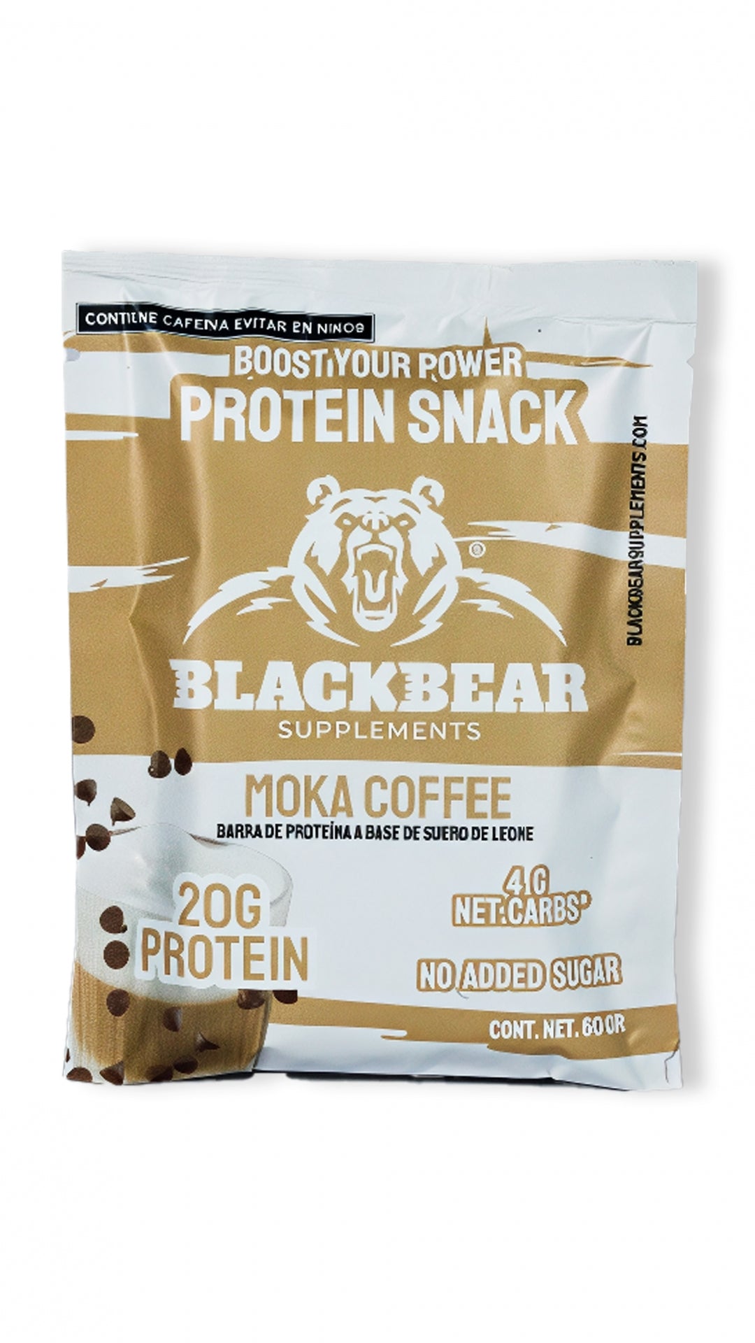 BLACKBEAR BARRA DE PROTEINA CAJA 10 PZ MOKA COFFE