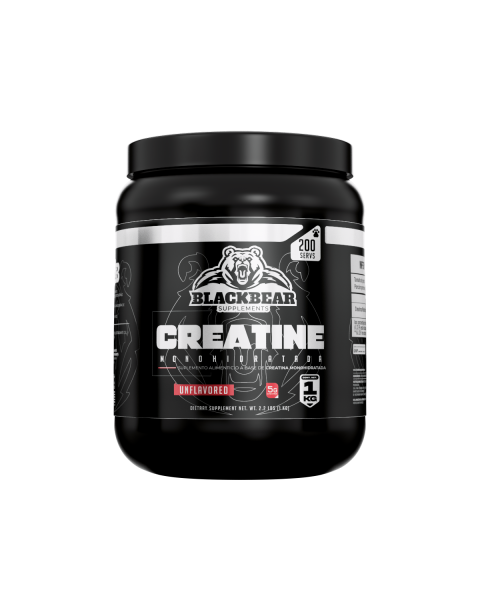 BLACKBEAR CREATINE MONOHIDRATADA BOTE 1 KG SIN SABOR