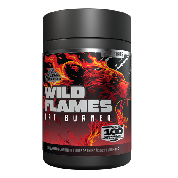BLACKBEAR WILD FLAMES FAT BURNER 100 CAPSULAS