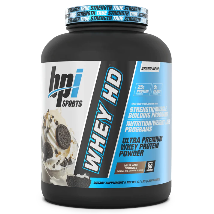 BPI WHEY-HD 4.1 LBS MILK & COOKIES