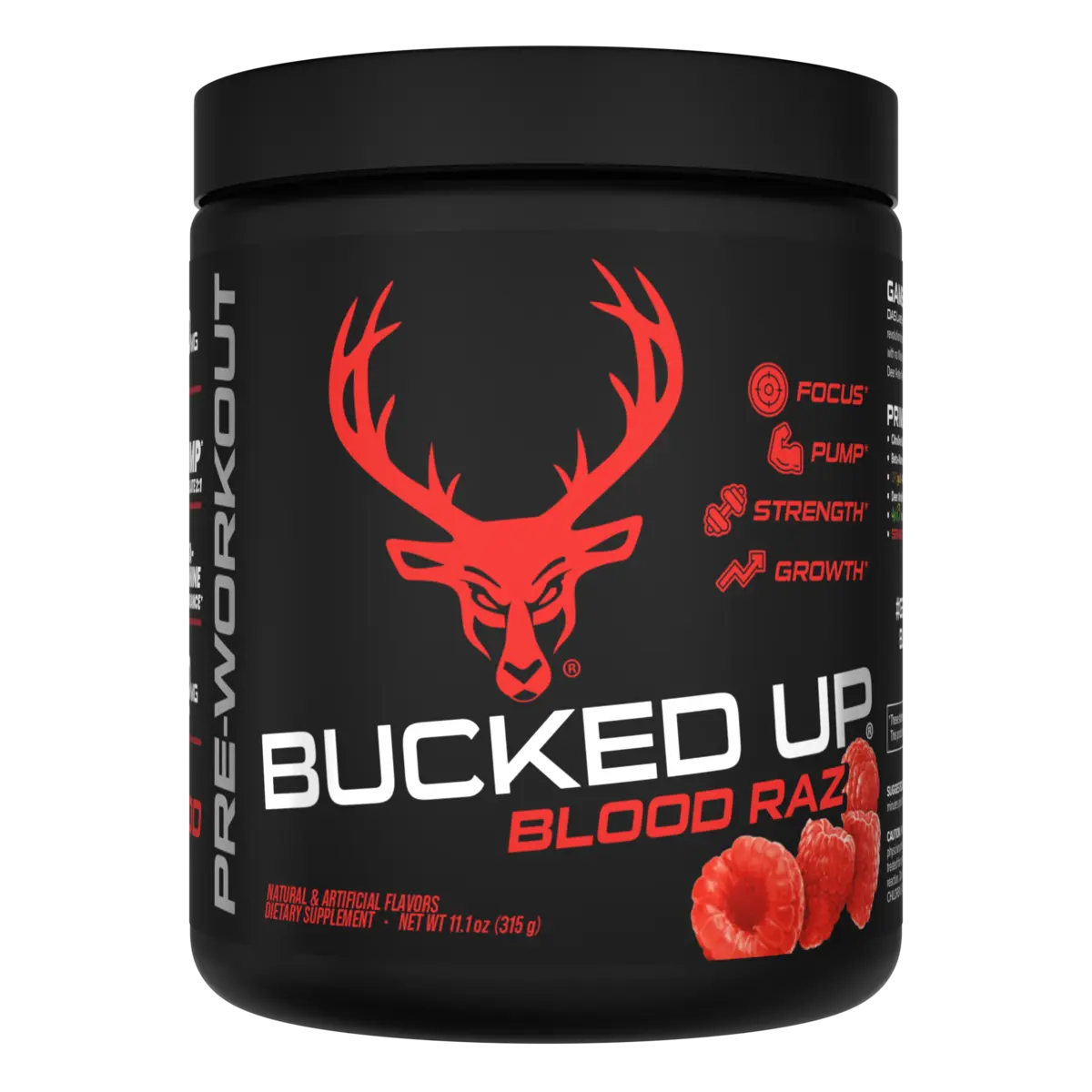 BUCKED UP PRE-WORKOUT 30 SERV BLOOD RAZ
