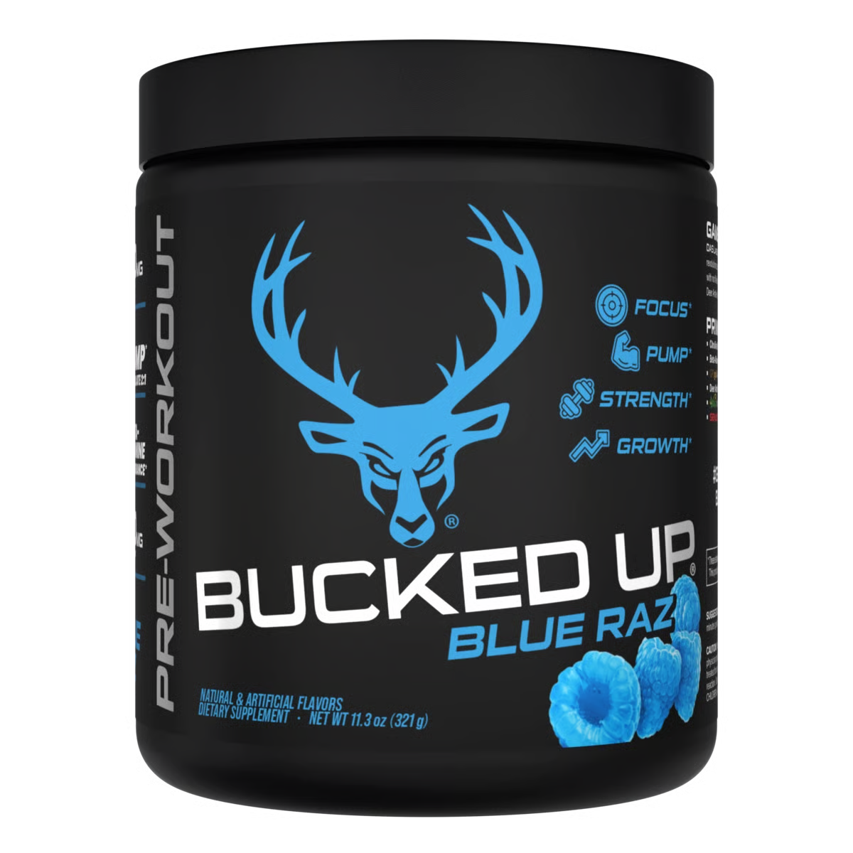 BUCKED UP PRE-WORKOUT 30 SERV BLUE RAZZ