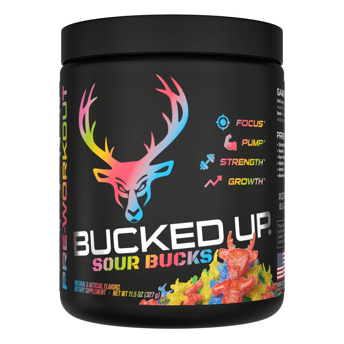 BUCKED UP PRE-WORKOUT 30 SERV SOUR BUCKS
