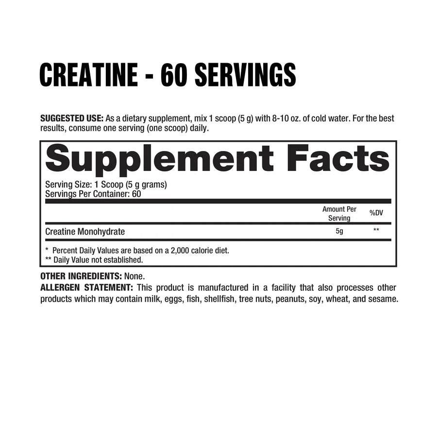 DRAGON Creatine Monohydrate 1 Kg Unflavored