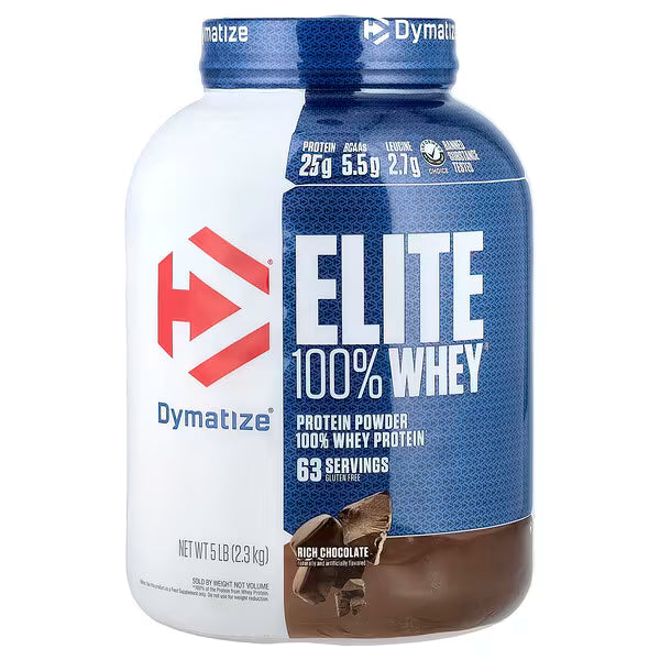 DYM ELITE WHEY PROTEINA 5 LBS (2.3 Kg) RICH CHOCOLATE