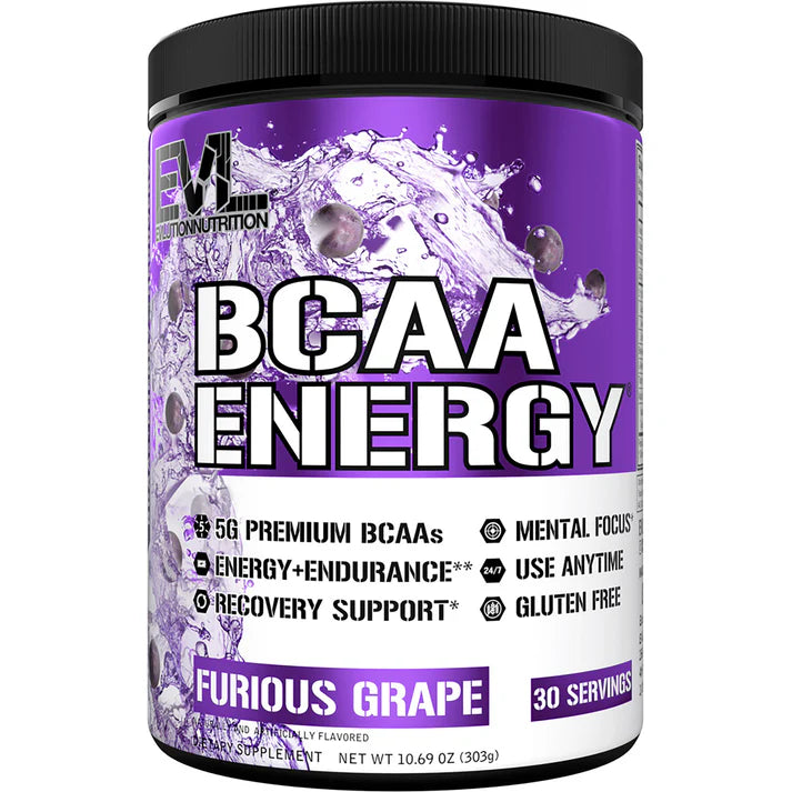 EVL BCAA ENERGY 30 SERV FURIOUS GRAPE