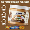 FIT BUTTERS JET-PUFFED SMORES PEANUT BUTTER 454 GRS