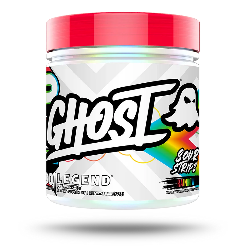 GHOST LEGEND PWO 30 SERV SOUR STRIPS RAINBOW