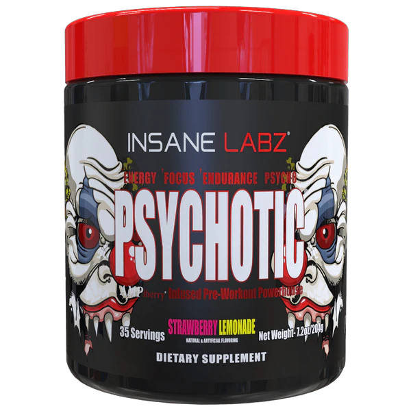 INS INSANE PSYCHOTIC 35 SERV STRAWBERRY LEMONADE
