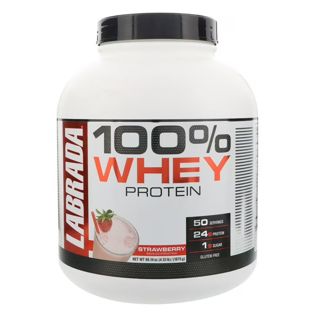 LA 100% WHEY 4.13 LBS STRAWBERRY