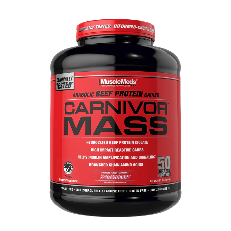 MMD CARNIVOR MASS 5.7 LBS STRAWBERRY