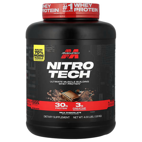 MT NITRO TECH WHEY PROTEIN 4 LBS CHOCOLATE