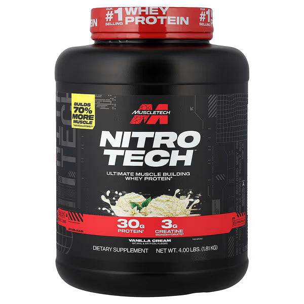 MT NITRO TECH WHEY PROTEIN 4 LBS VAINILLA
