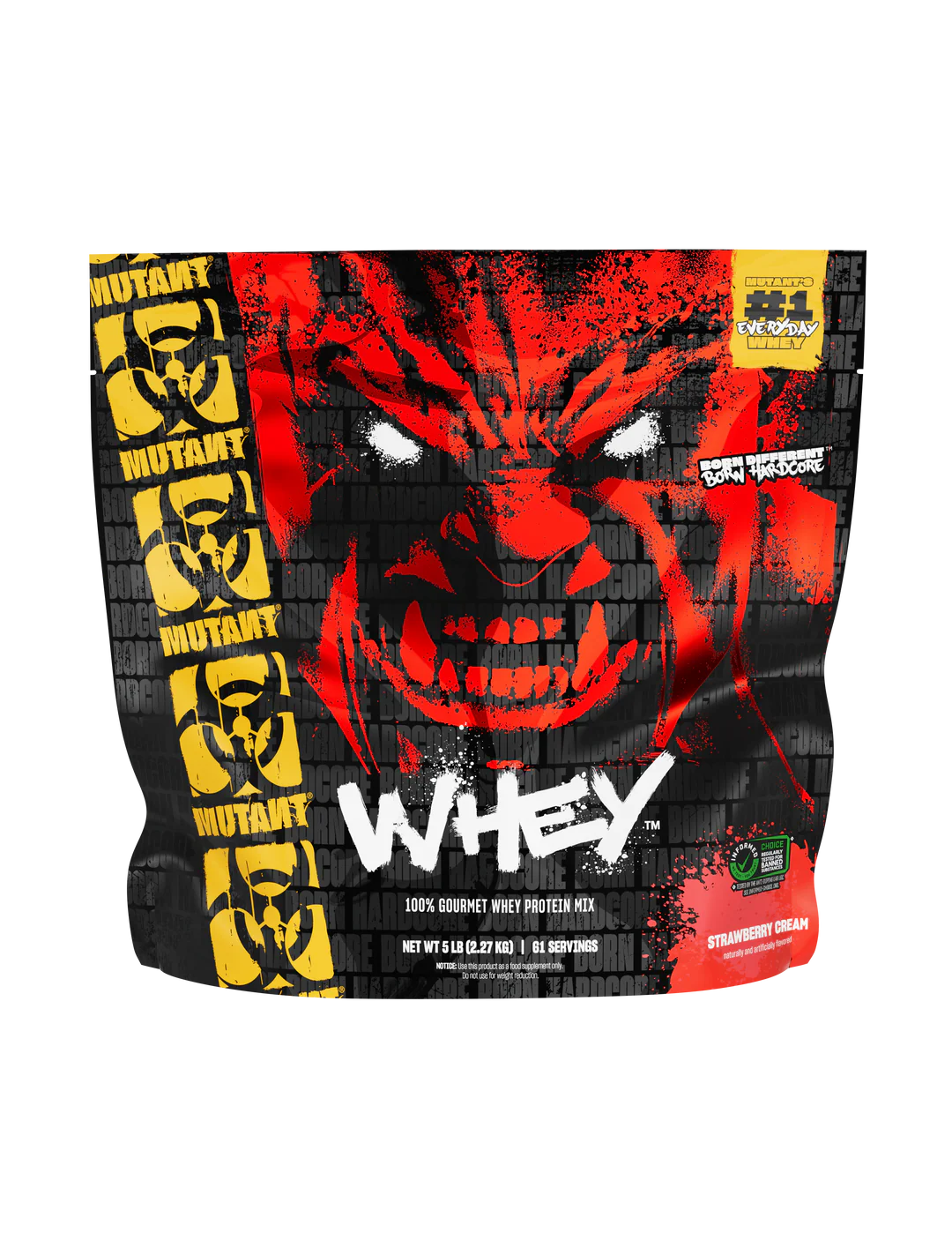 MUT MUTANT WHEY 5 LBS (2.3 Kg) STRAWBERRY CREAM