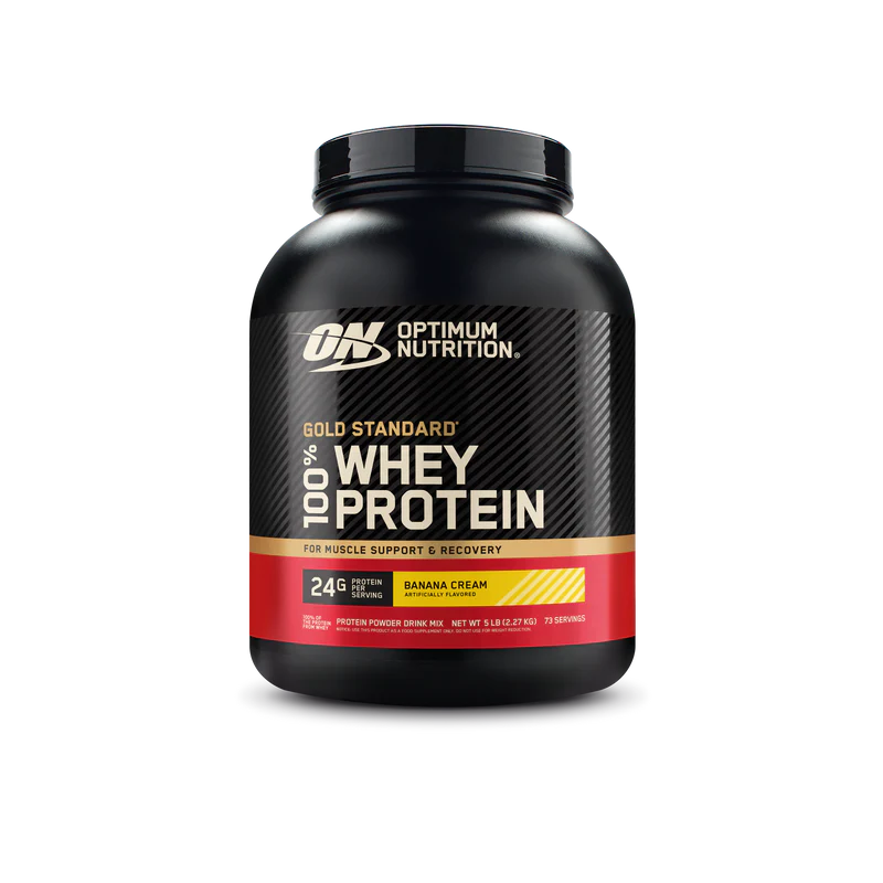 ON 100% WHEY GOLD STD 5 LBS BANANA CREAM