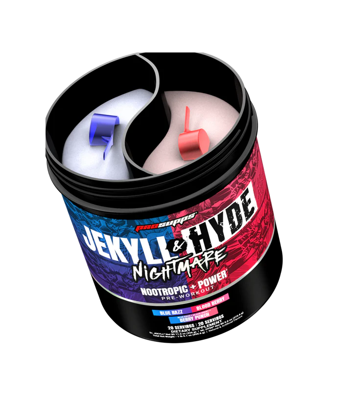 PROSUPPS DR JEKYLL & MR HYDE NIGHTMARE PWO 40 SERV BLUE RAZZ + BLOODY BERRY