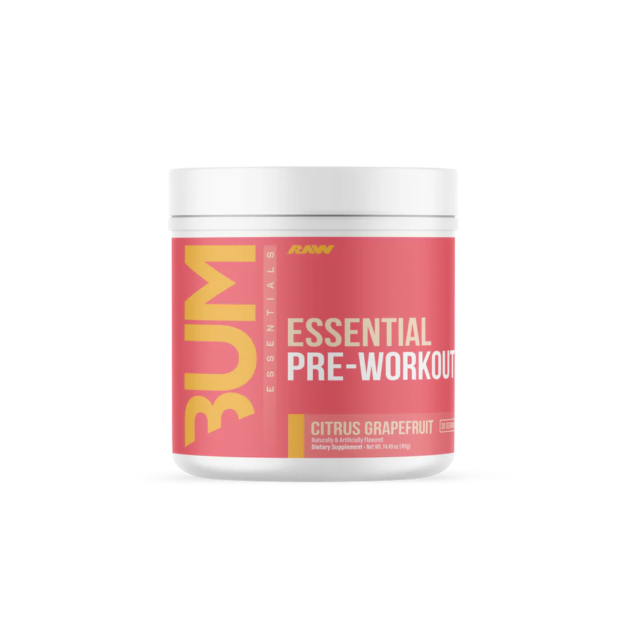 RAW CBUM ESSENTIAL PWO 30 SERV CITRUS GRAPE FRUIT