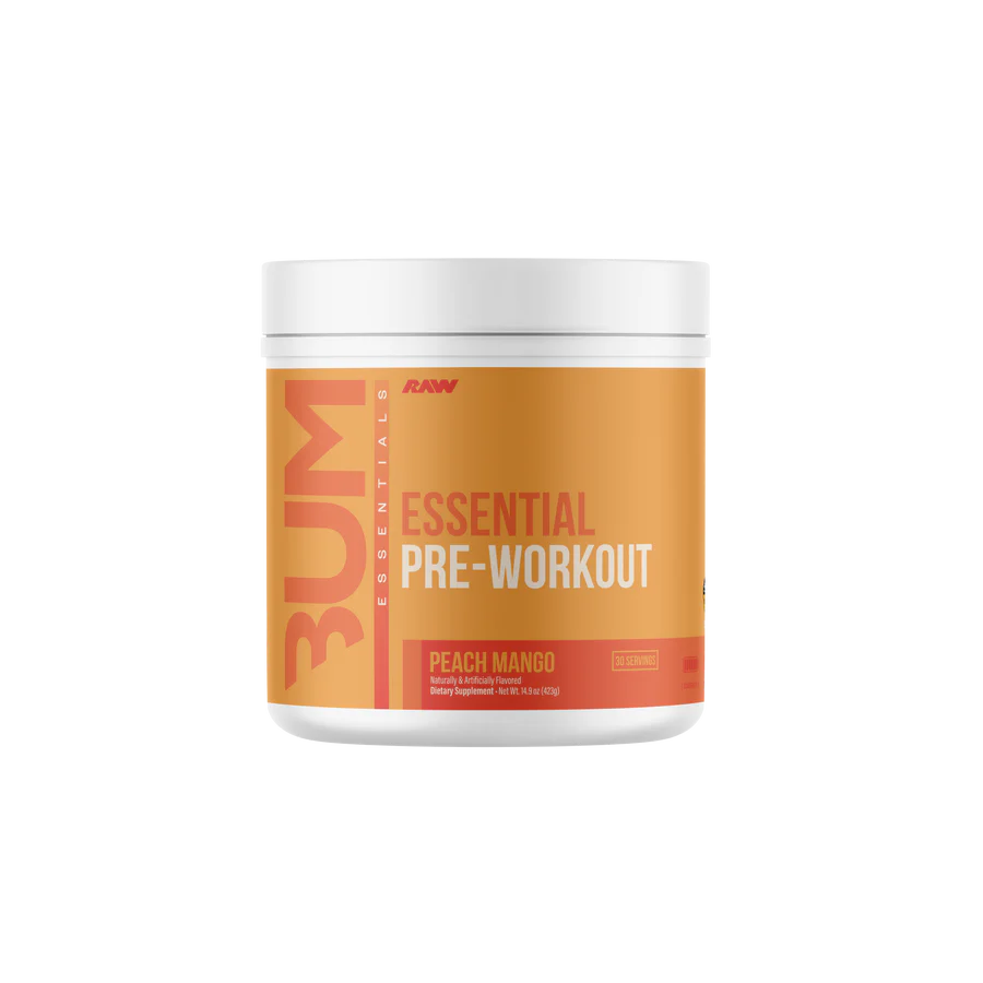 RAW CBUM ESSENTIAL PWO 30 SERV PEACH MANGO