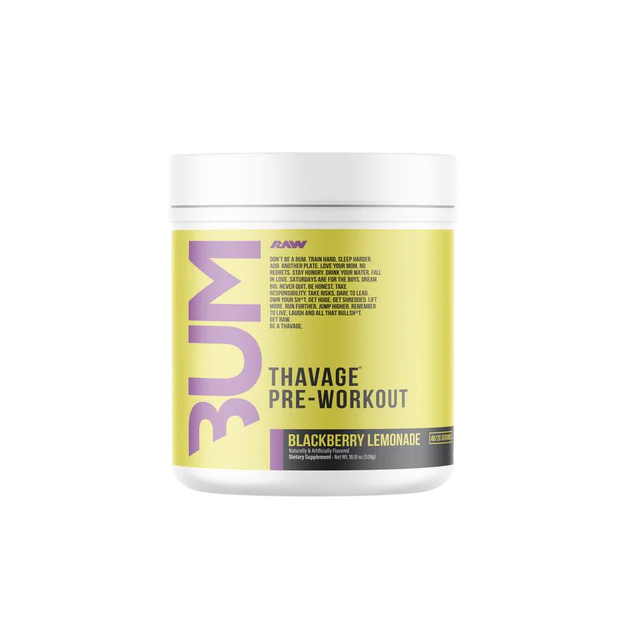RAW CBUM THAVAGE PWO 40 SERV BLACK BERRY LEMONADE