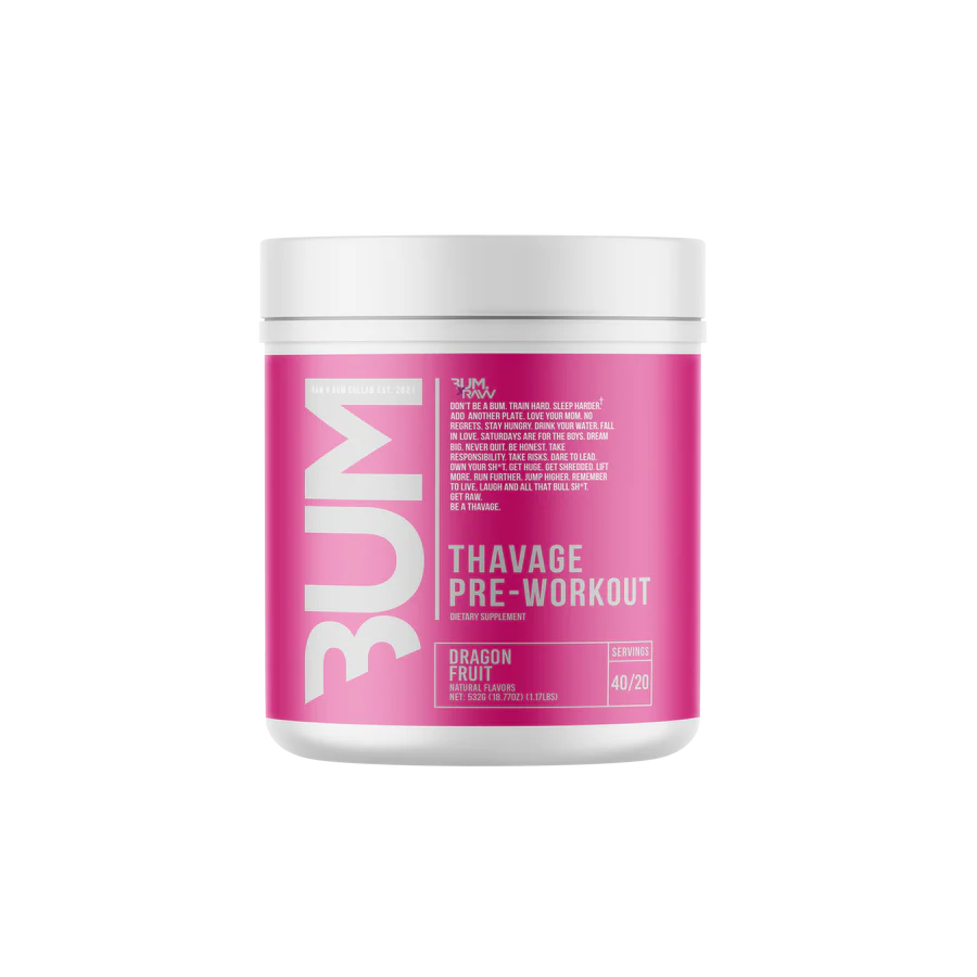RAW CBUM THAVAGE PWO 40 SERV DRAGON FRUIT