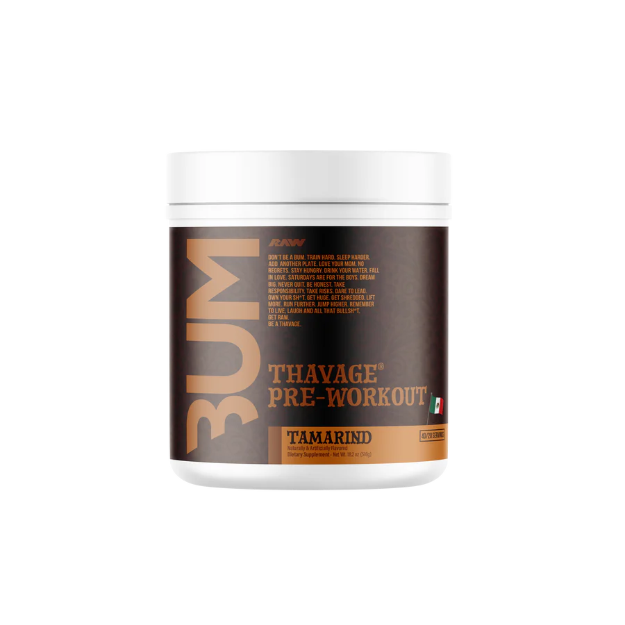 RAW CBUM THAVAGE PWO 40 SERV TAMARINDO