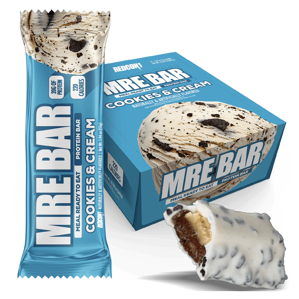 REDCON1 MRE BAR 12 BARS COOKIES AND CREAM