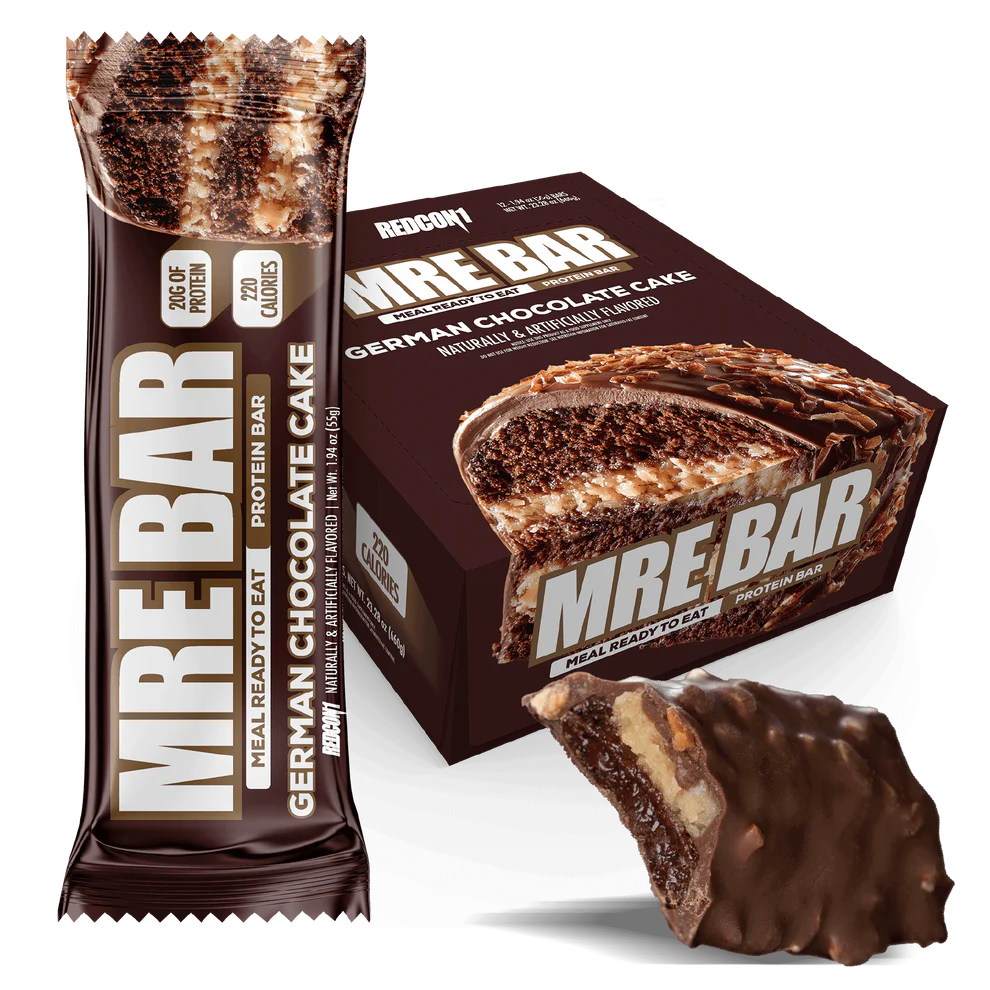REDCON1 MRE BAR 12 BARS GERMAN CHOCOLATE CAKE