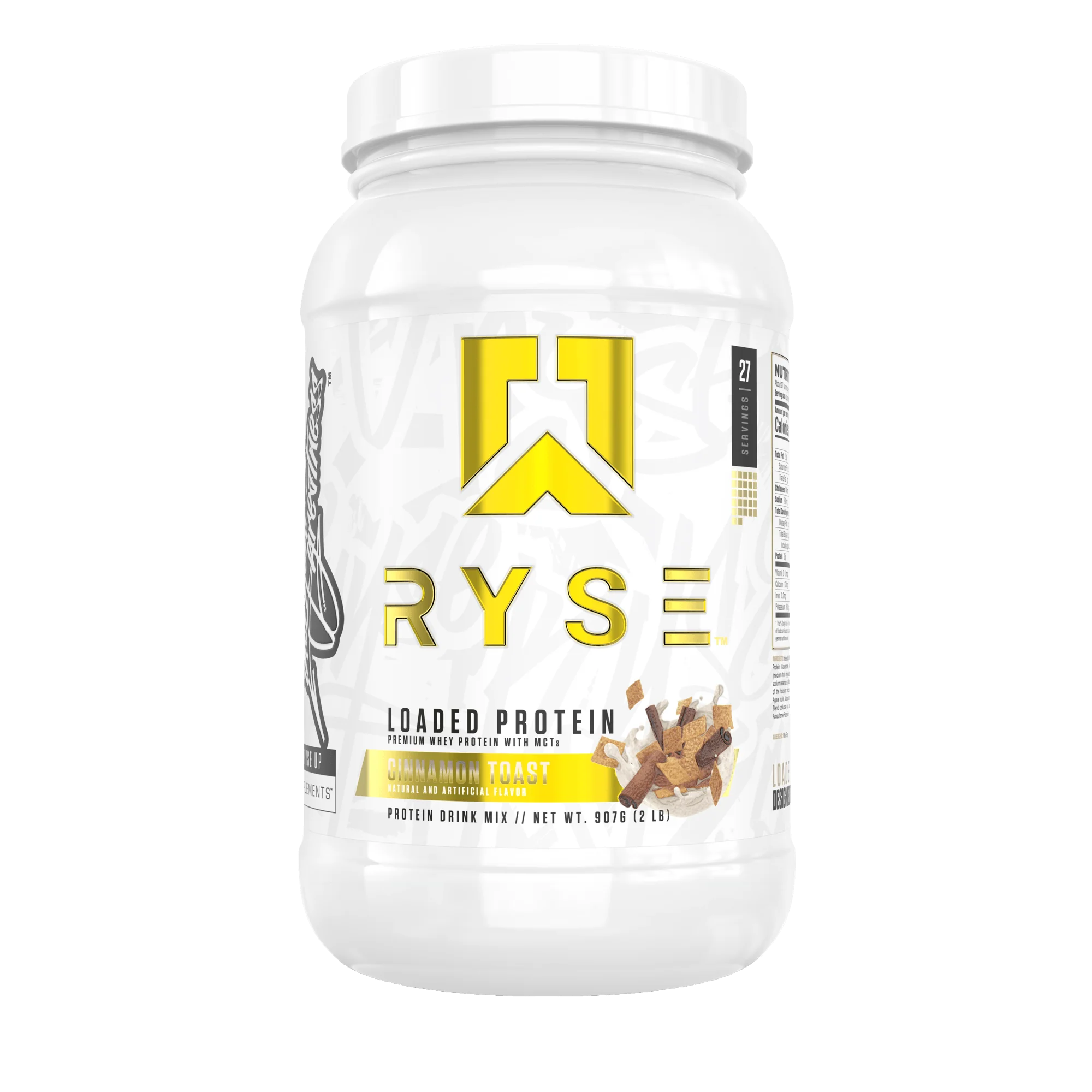 RYSE PROTEIN 2 LBS 27 SERV CINNAMON TOAST