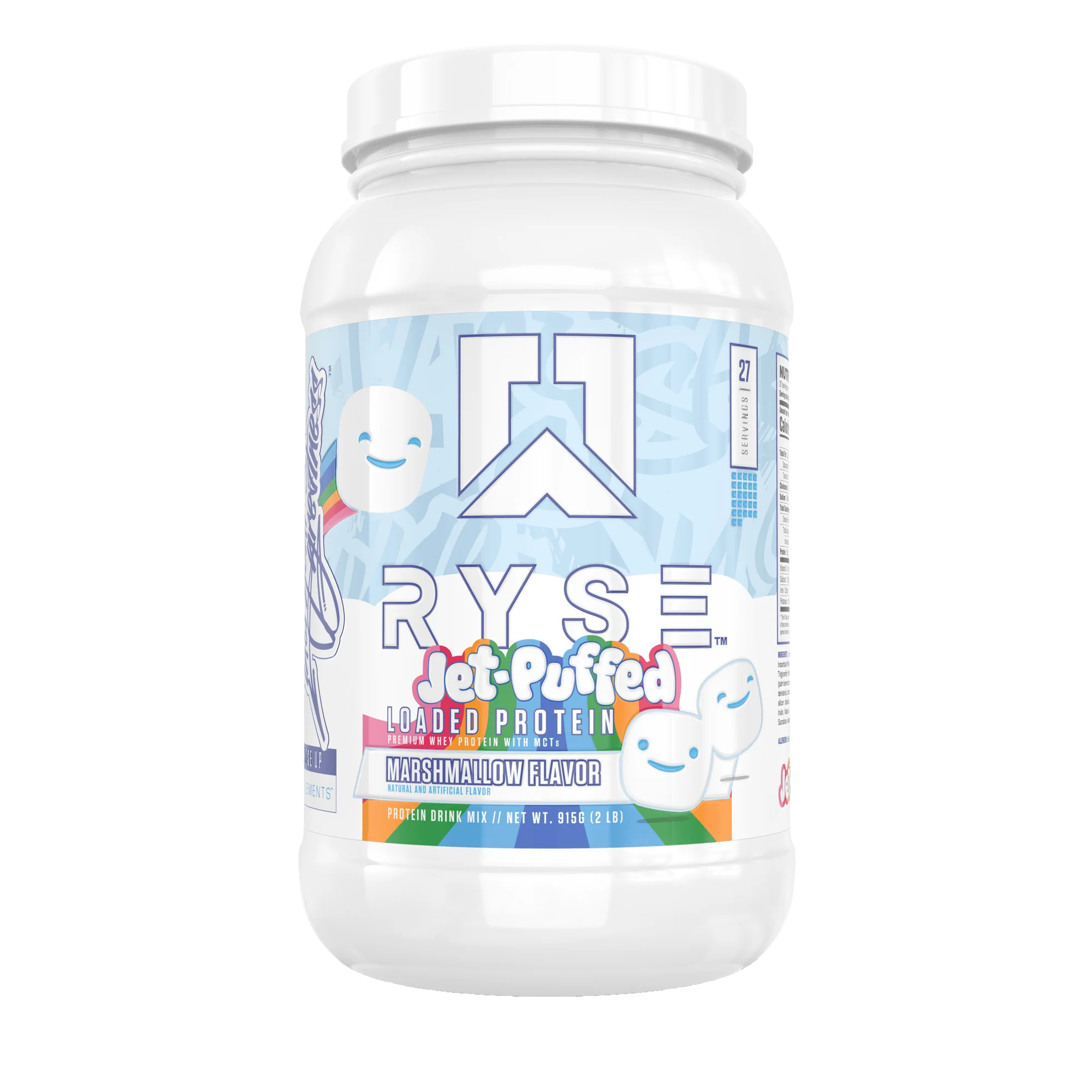 RYSE PROTEIN 2 LBS 27 SERV JET PUFFED MARSHMALLOW