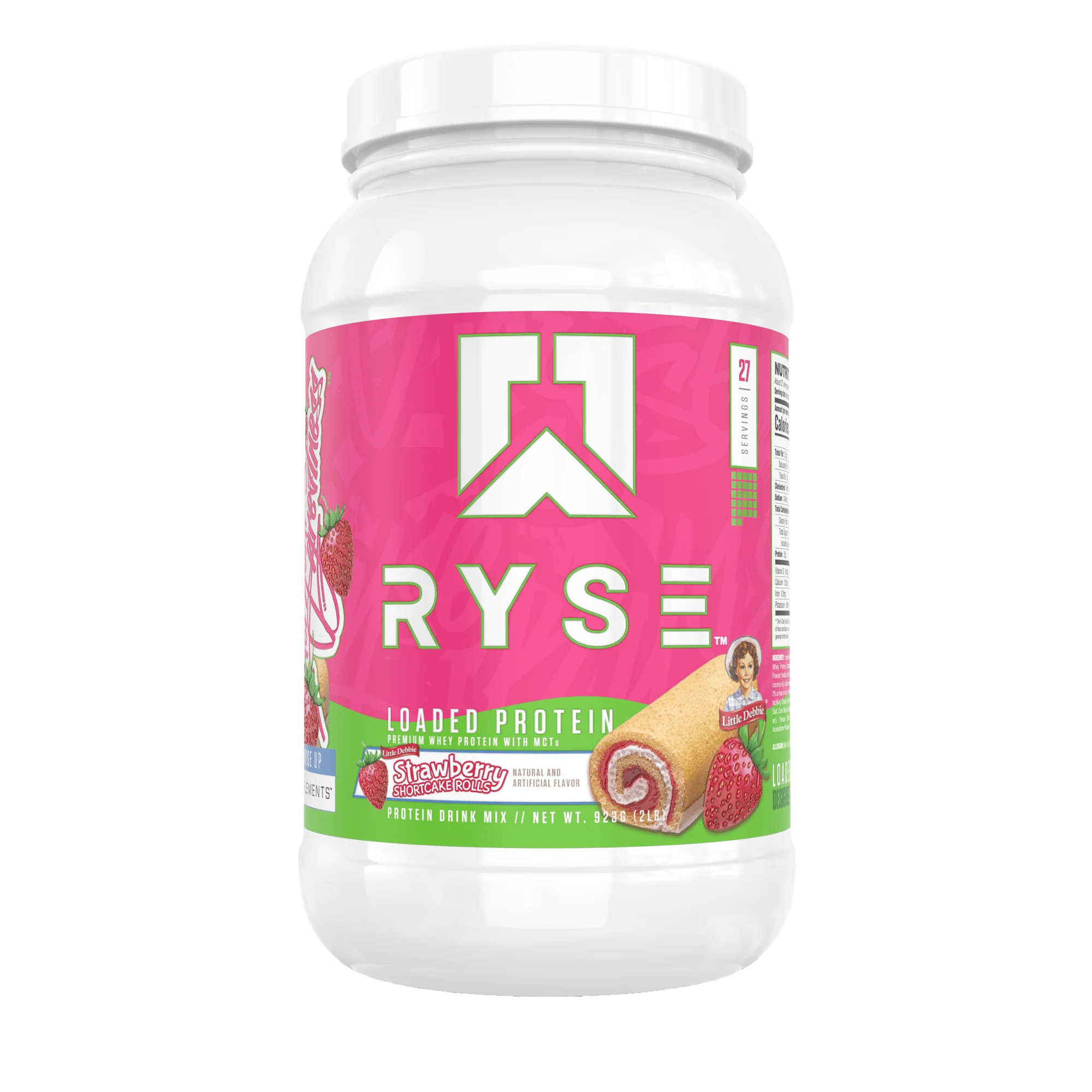 RYSE PROTEIN 2 LBS 27 SERV LITTLE DEBBIE STRAWBERRY