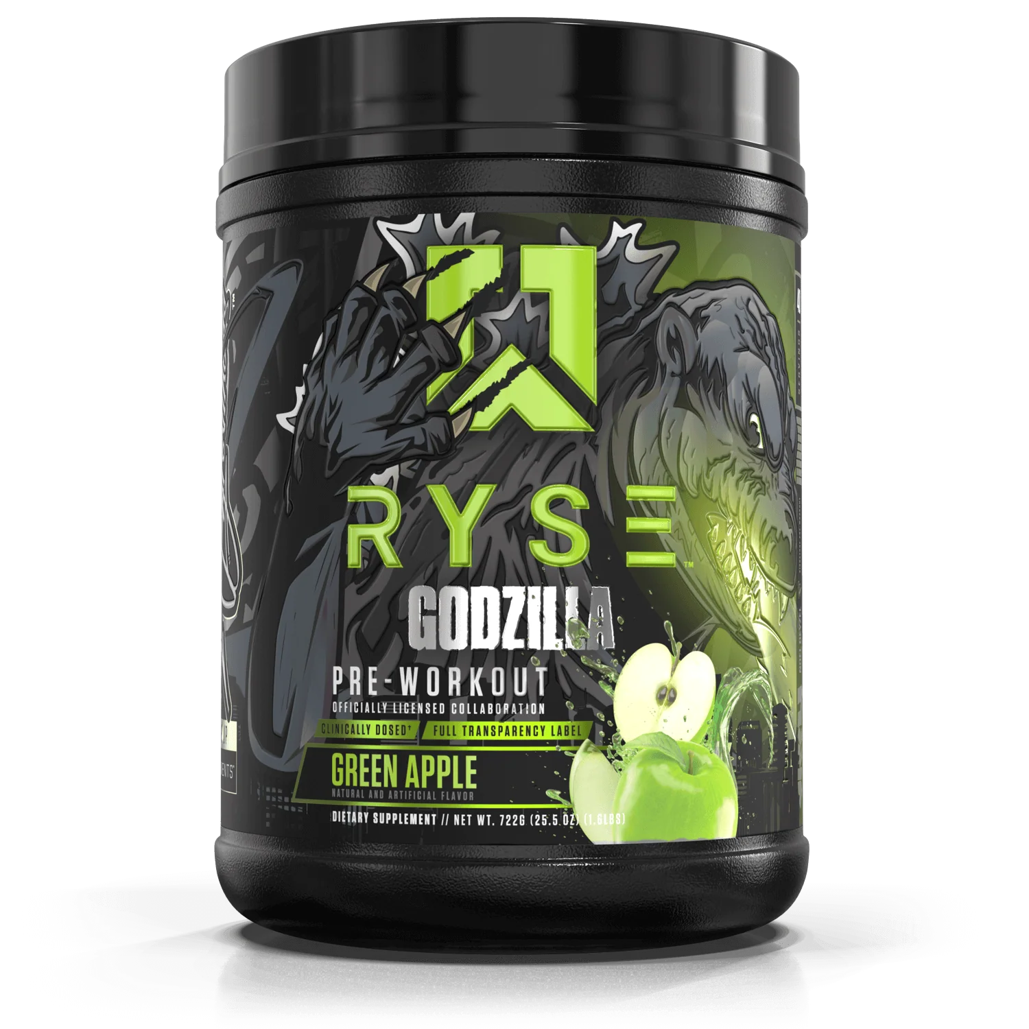 RYSE PWO GODZILLA 40 SERV GREEN APPLE